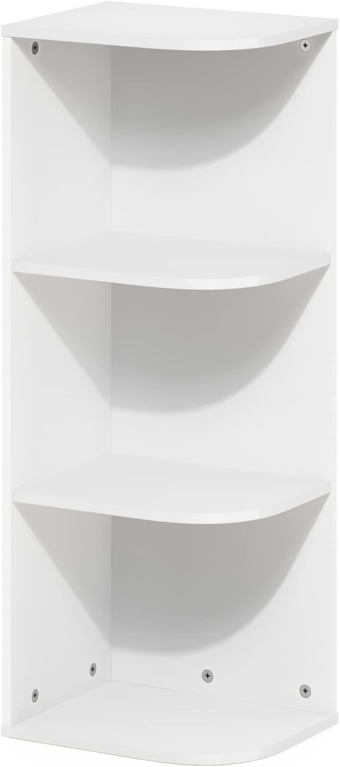 Furinno Luder Bookcase / Book / Storage , 5-Tier, White