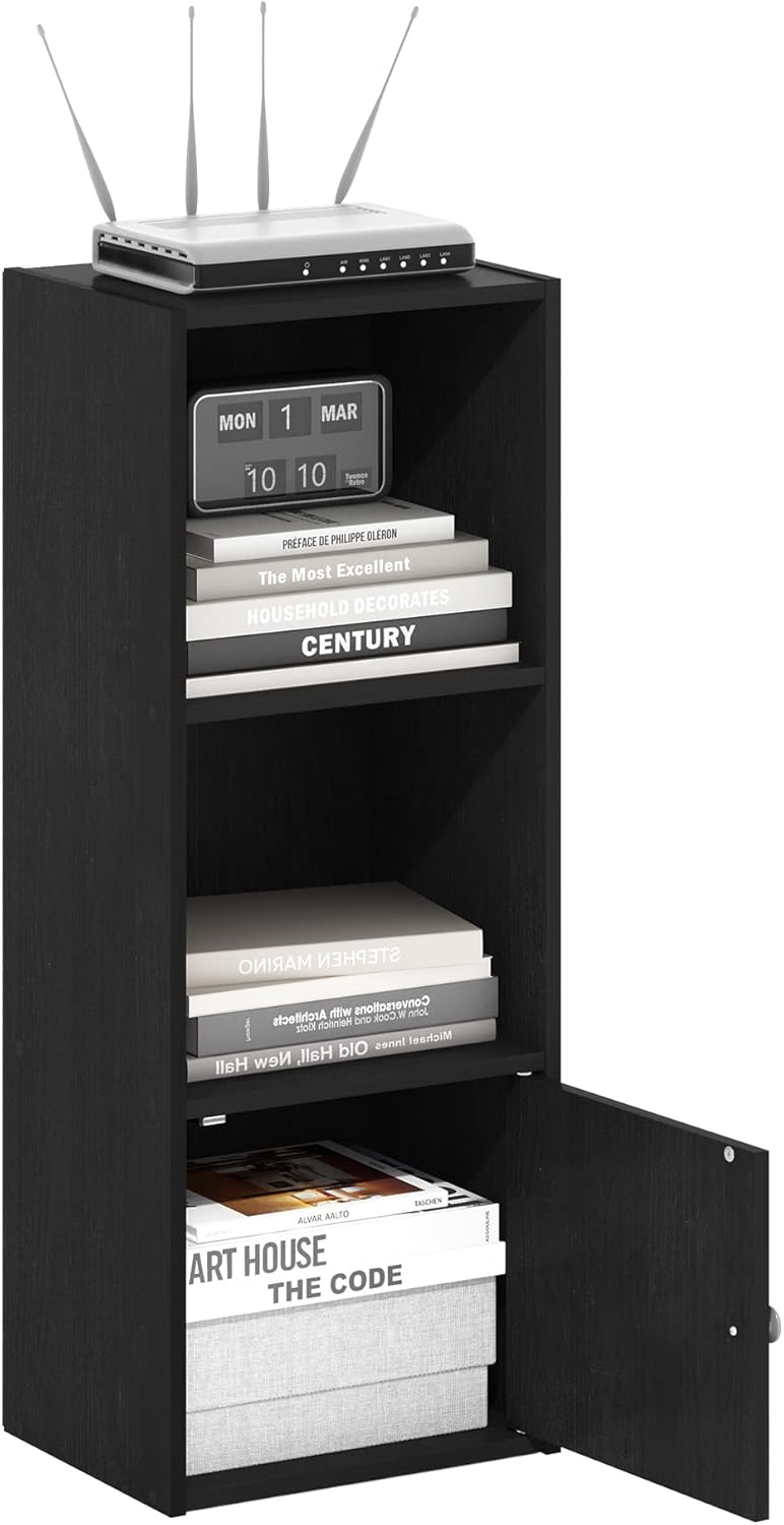 Furinno Luder Bookcase / Book / Storage , 5-Tier, White
