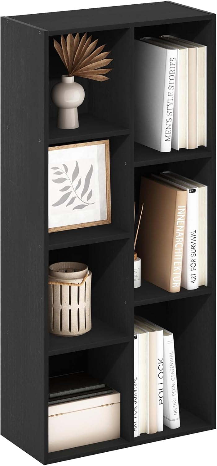 Furinno Luder Bookcase / Book / Storage , 5-Tier, White