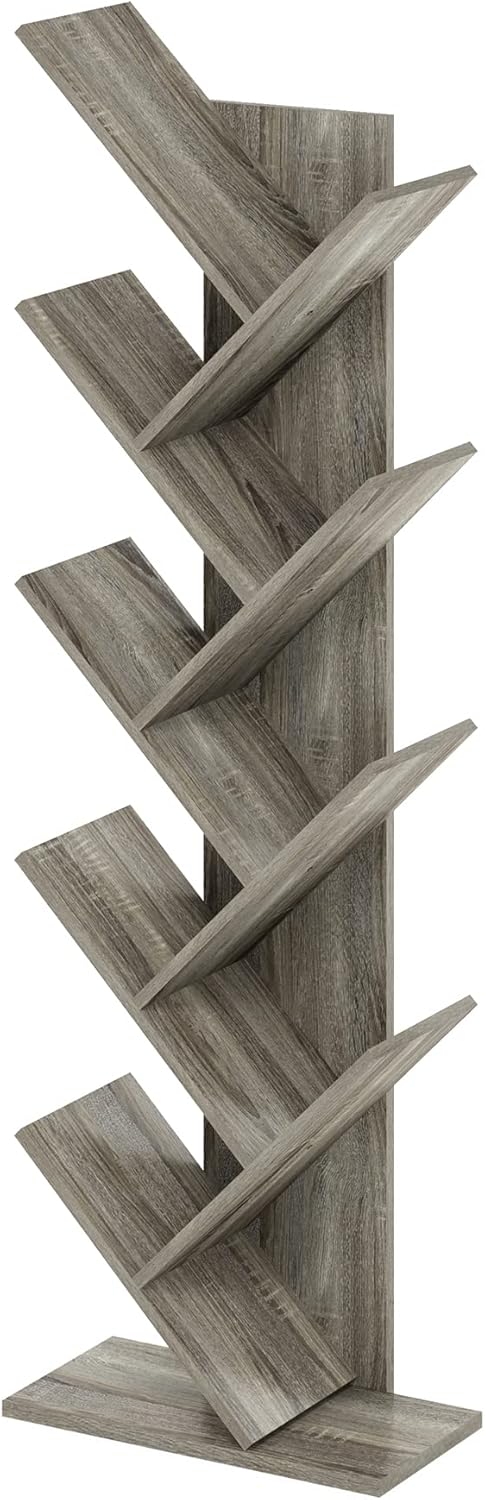 Furinno Luder Bookcase / Book / Storage , 5-Tier, White