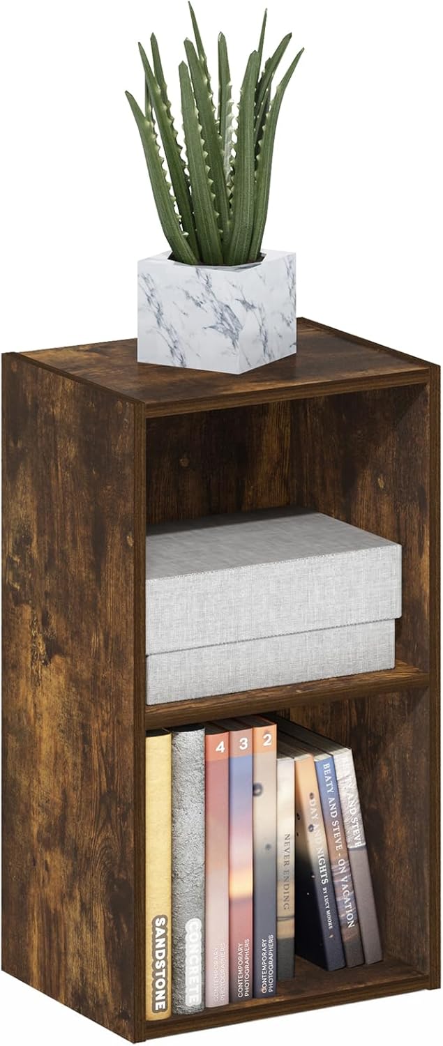 Furinno Luder Bookcase / Book / Storage , 5-Tier, White