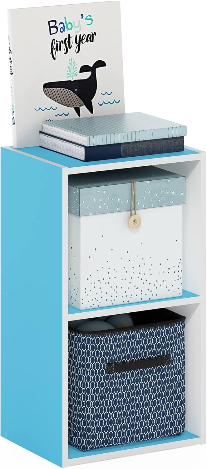 Furinno Luder Bookcase / Book / Storage , 5-Tier, White