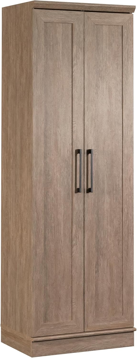 Sauder HomePlus Storage Cabinet/ Pantry cabinets, Soft White finish