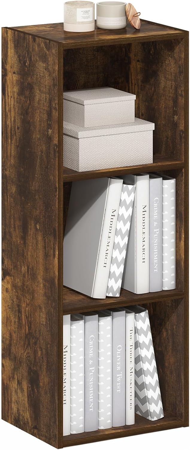 Furinno Luder Bookcase / Book / Storage , 5-Tier, White