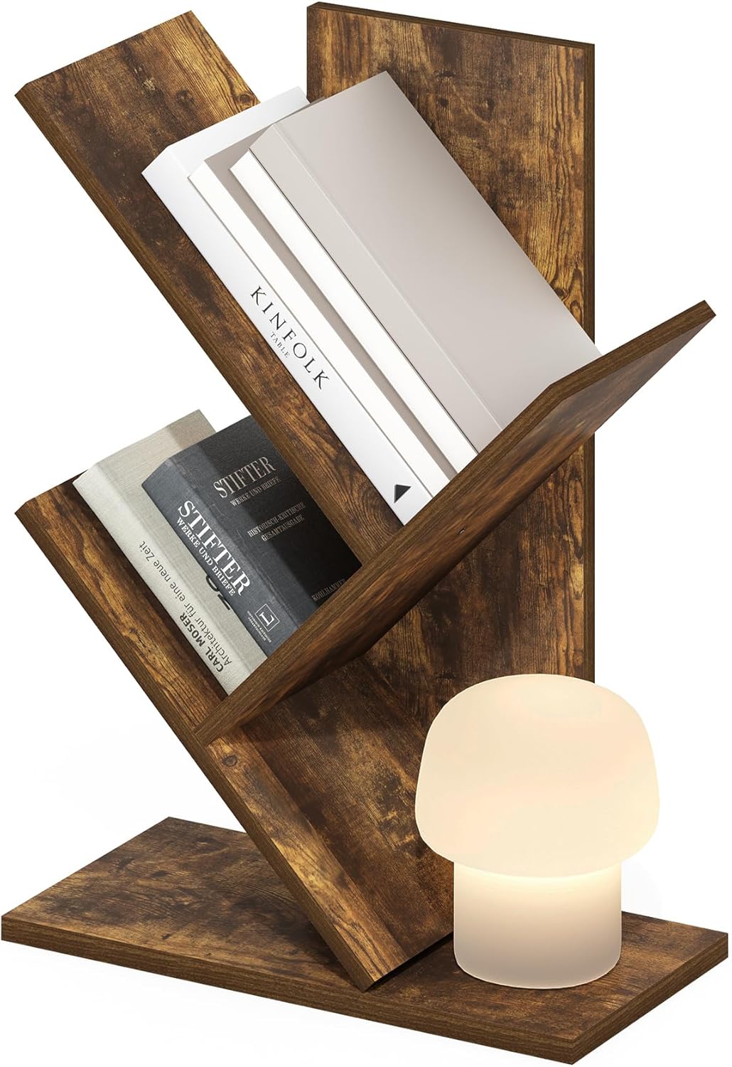 Furinno Luder Bookcase / Book / Storage , 5-Tier, White