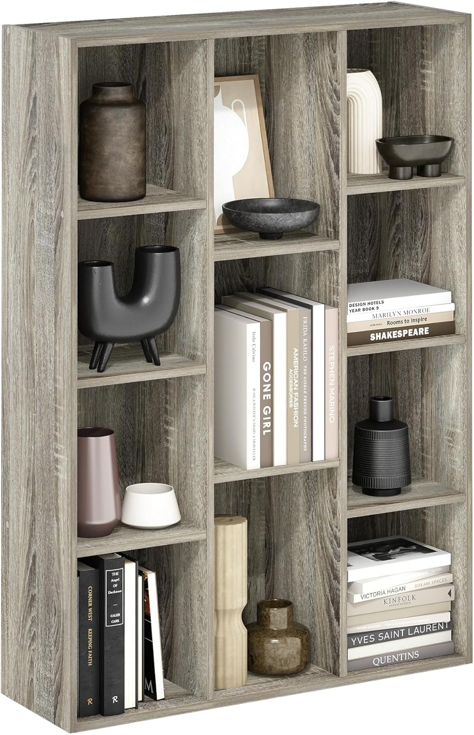 Furinno Luder Bookcase / Book / Storage , 5-Tier, White